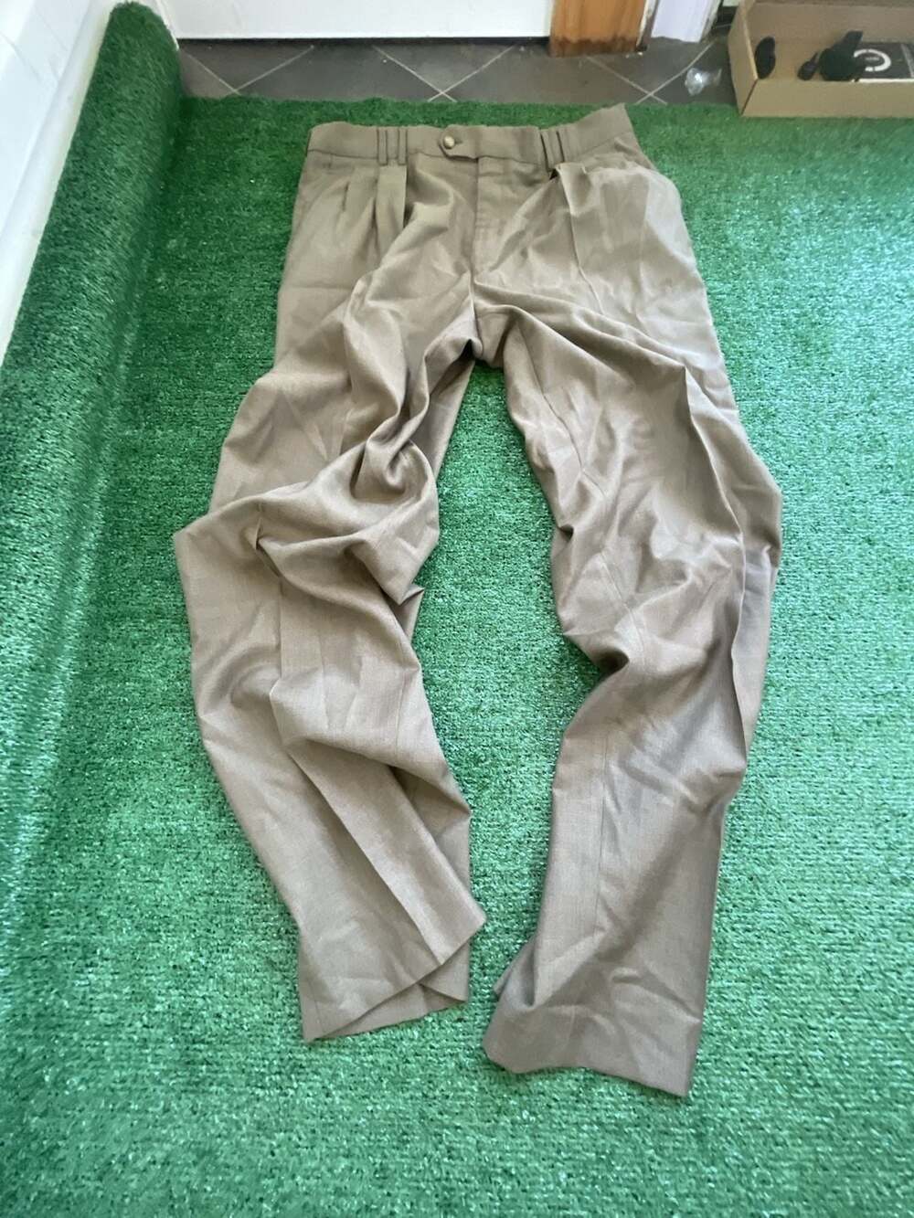 Principe Made in Italy Reda Super 100's Wool Pleated Dress Pants